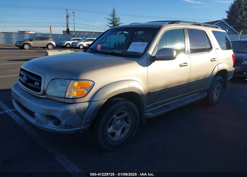 2001 TOYOTA SEQUOIA SR5 V8 VIN: 5TDBT44A11S022985