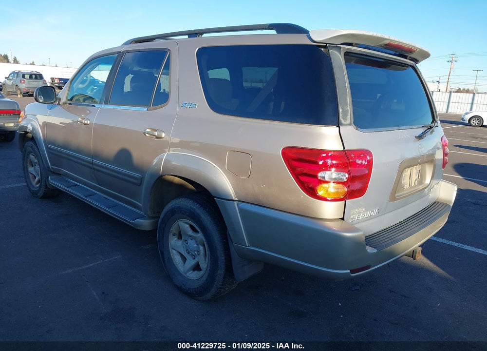 2001 TOYOTA SEQUOIA SR5 V8 VIN: 5TDBT44A11S022985