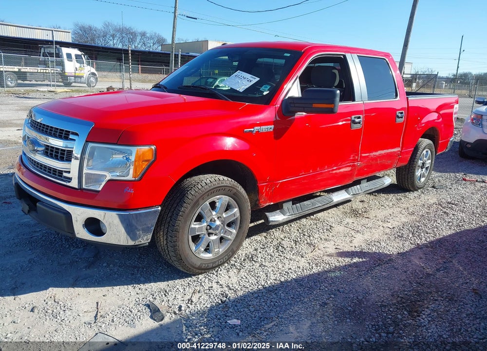 2013 FORD F-150 XLT VIN: 1FTFW1CF9DFB41814