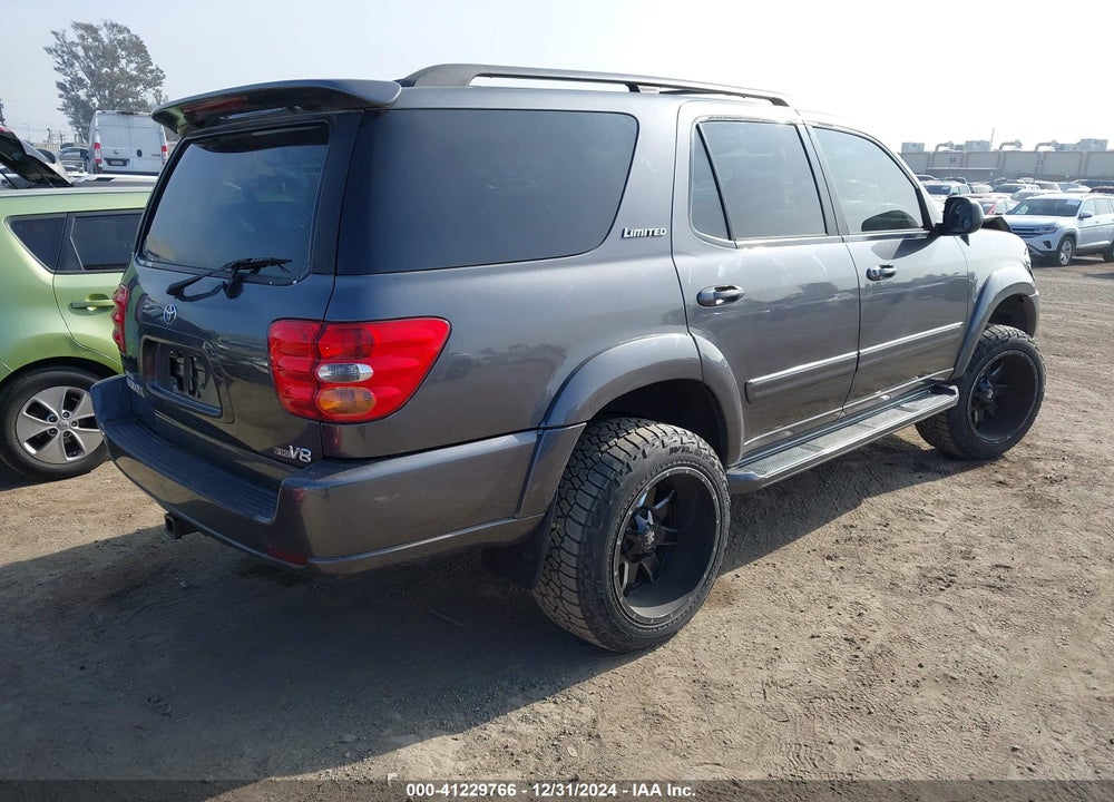 2004 TOYOTA SEQUOIA LIMITED V8 VIN: 5TDZT38A14S238388
