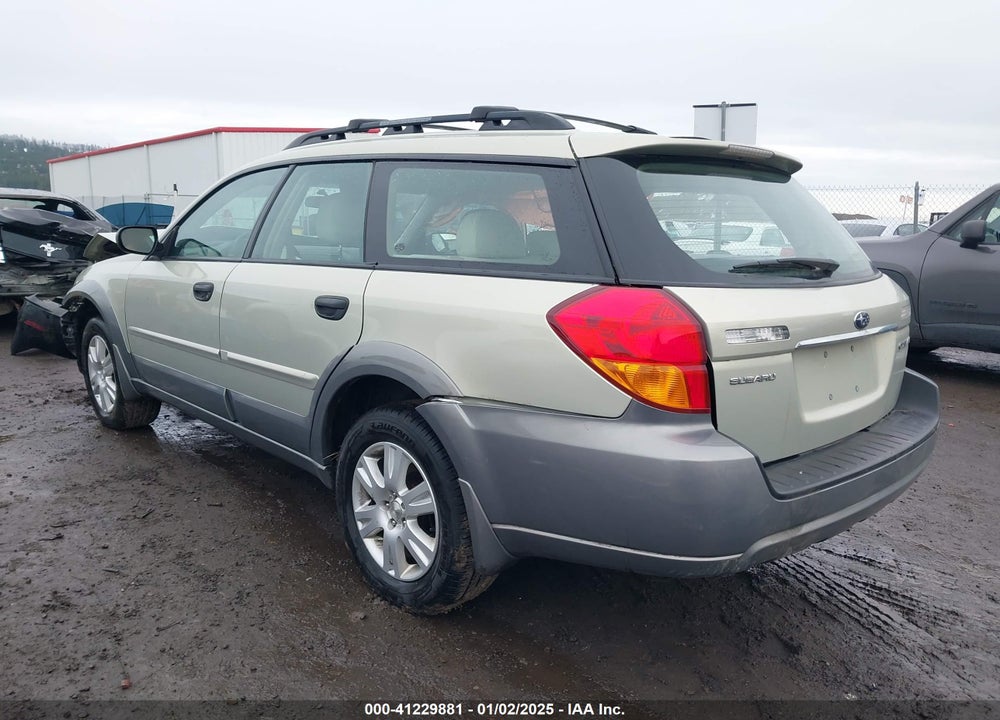 2005 SUBARU OUTBACK 2.5I VIN: 4S4BP61C157323516