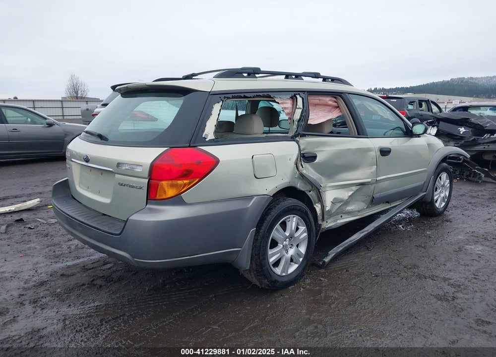 2005 SUBARU OUTBACK 2.5I VIN: 4S4BP61C157323516