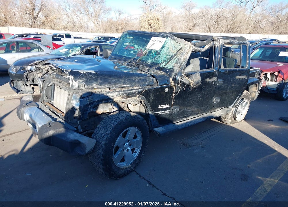 2008 JEEP WRANGLER UNLIMITED SAHARA VIN: 1J8GA59188L542812