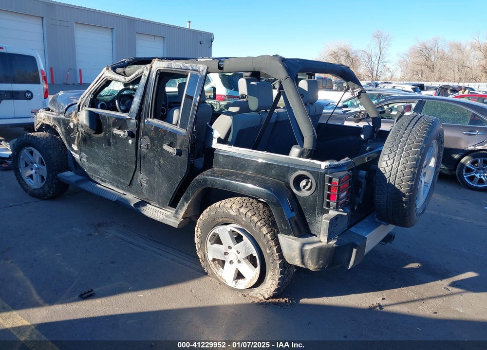 2008 JEEP WRANGLER UNLIMITED SAHARA VIN: 1J8GA59188L542812