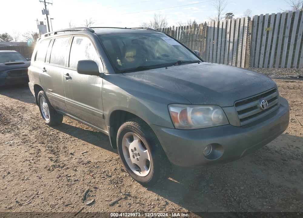 2006 TOYOTA HIGHLANDER LIMITED V6 VIN: JTEEP21A960164646