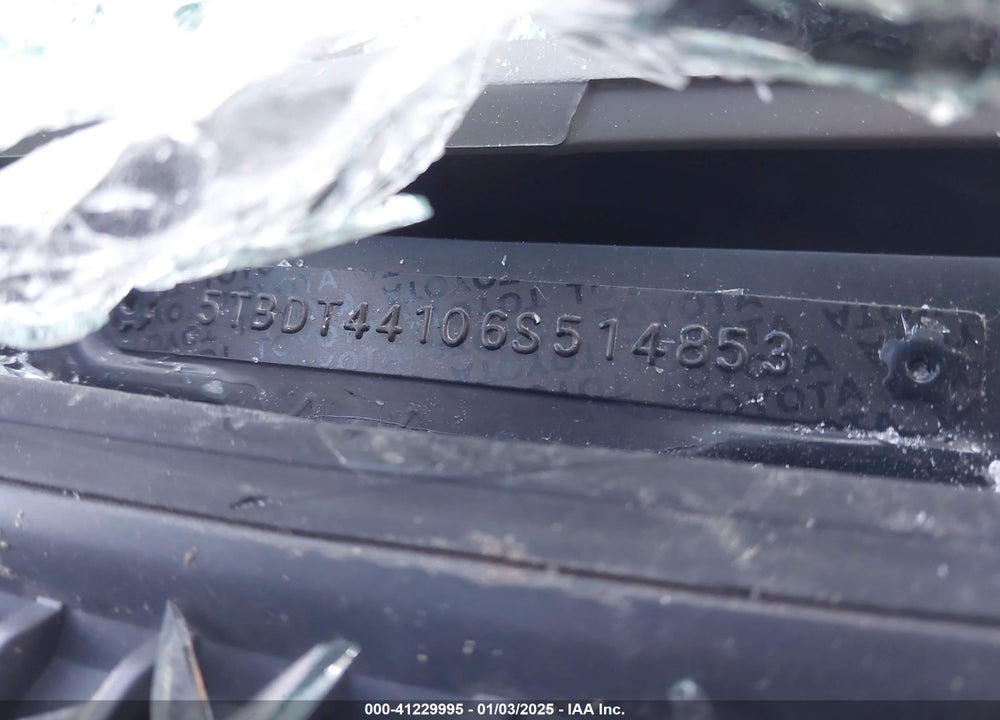 2006 TOYOTA TUNDRA SR5 V8 VIN: 5TBDT44106S514853