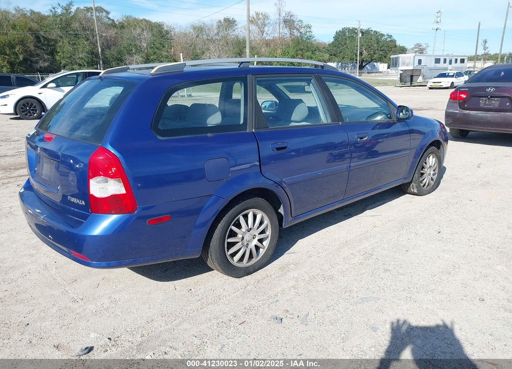 2005 SUZUKI FORENZA EX VIN: KL5JJ86Z65K107965