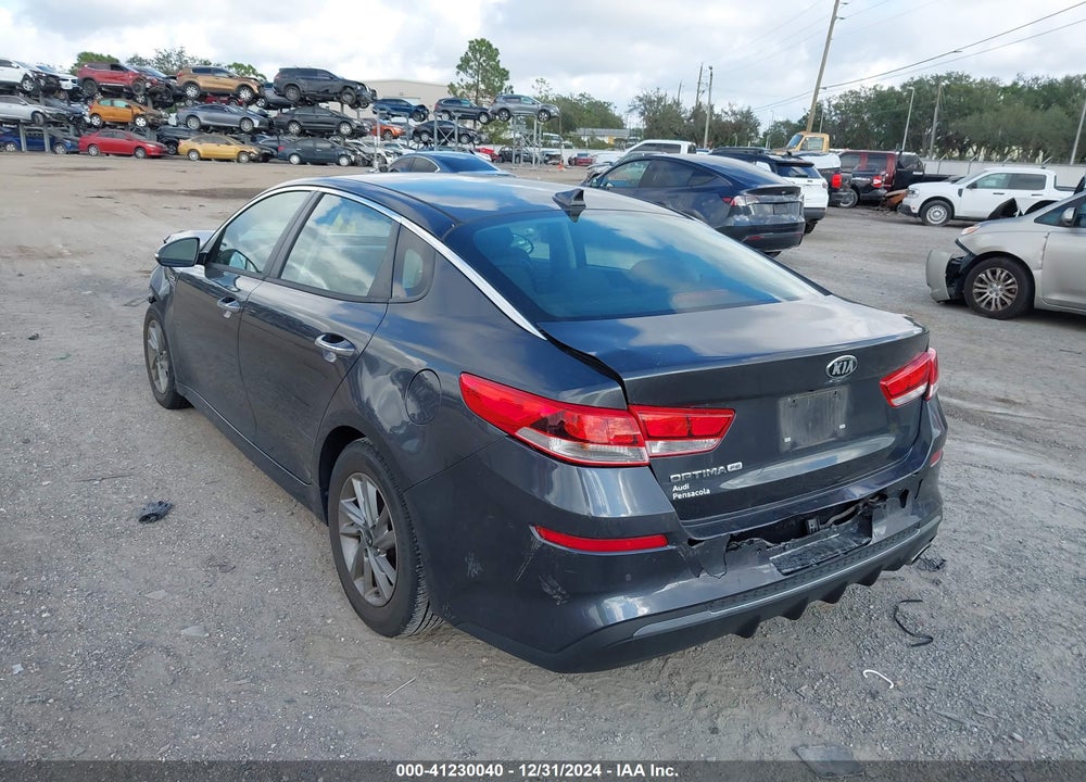 2019 KIA OPTIMA VIN: 5XXGT4L34KG297858