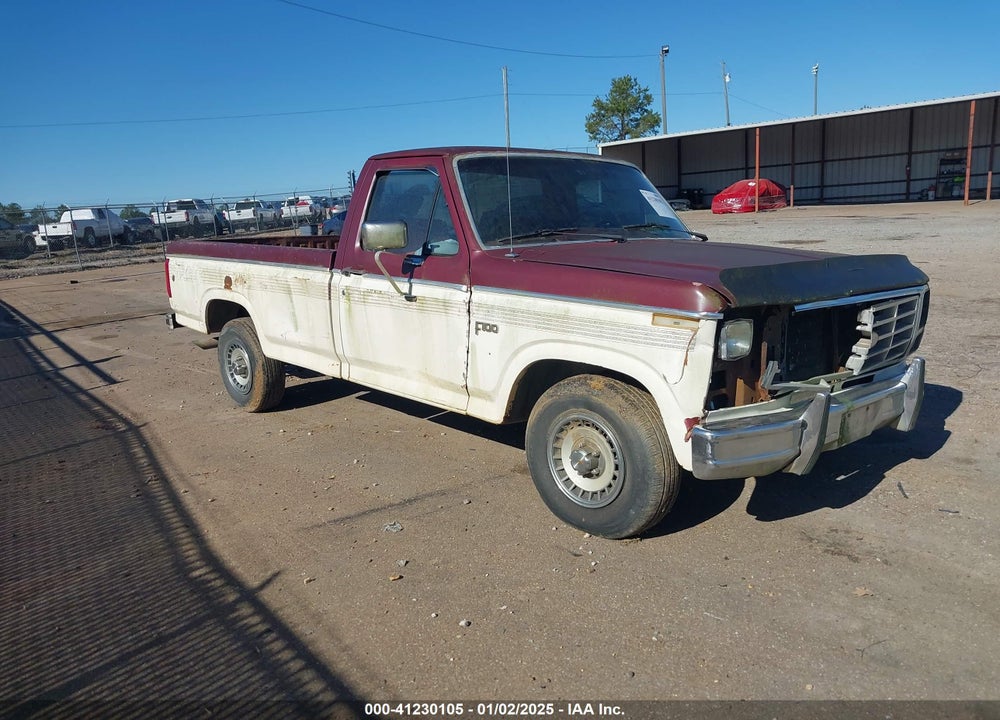 1983 FORD F100 VIN: 1FTCF10F6DNA09204