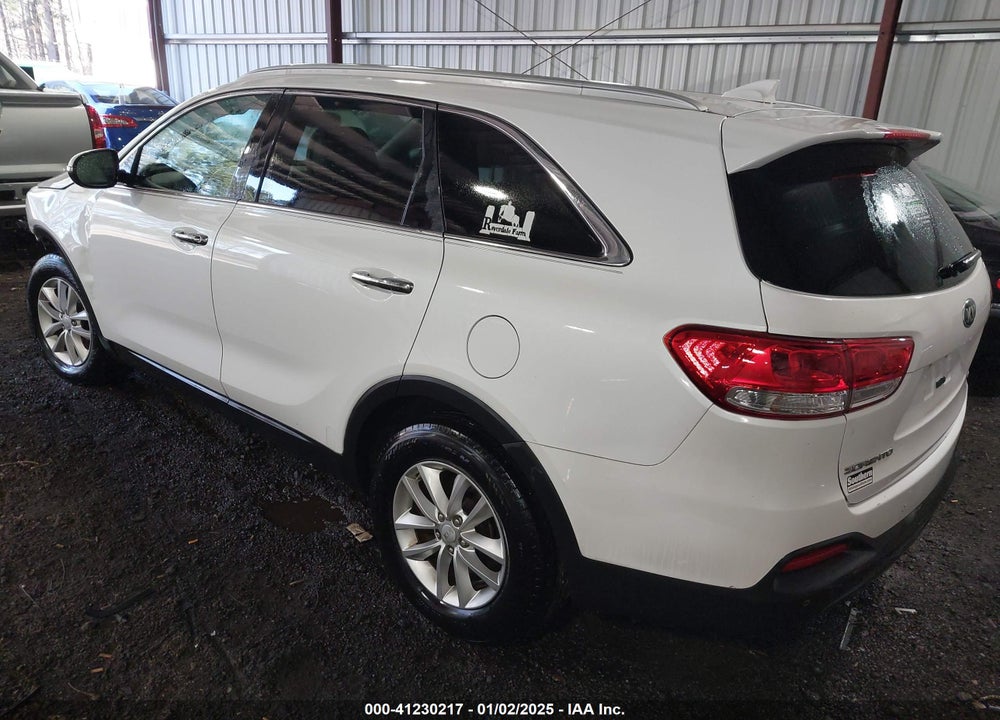 2016 KIA SORENTO 2.4L LX VIN: 5XYPG4A37GG053809