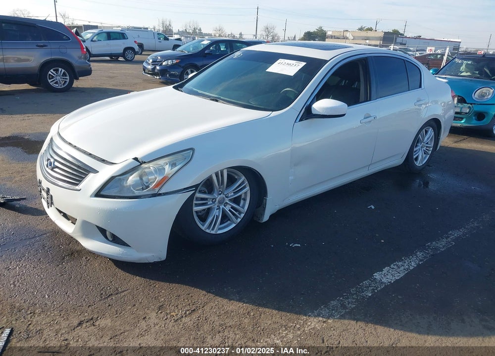 2011 INFINITI G25 JOURNEY VIN: JN1DV6APXBM602291