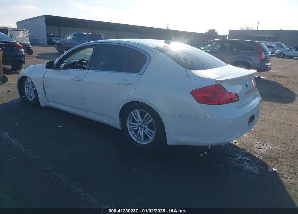 2011 INFINITI G25 JOURNEY VIN: JN1DV6APXBM602291