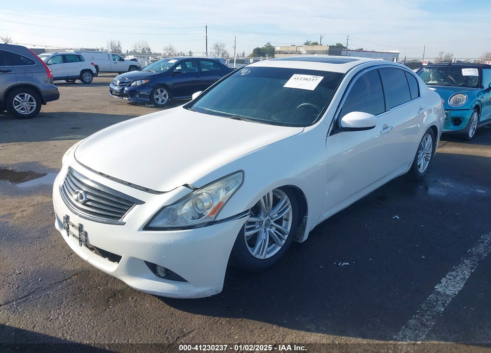 2011 INFINITI G25 JOURNEY VIN: JN1DV6APXBM602291
