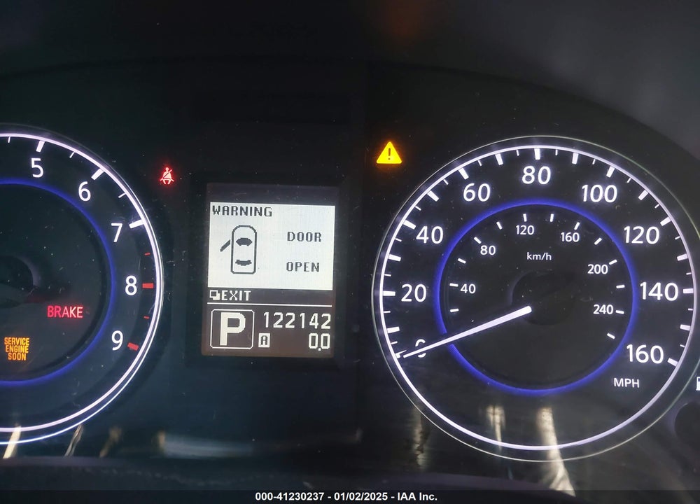 2011 INFINITI G25 JOURNEY VIN: JN1DV6APXBM602291