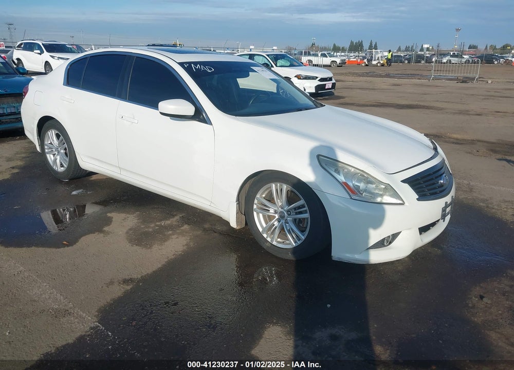 2011 INFINITI G25 JOURNEY VIN: JN1DV6APXBM602291