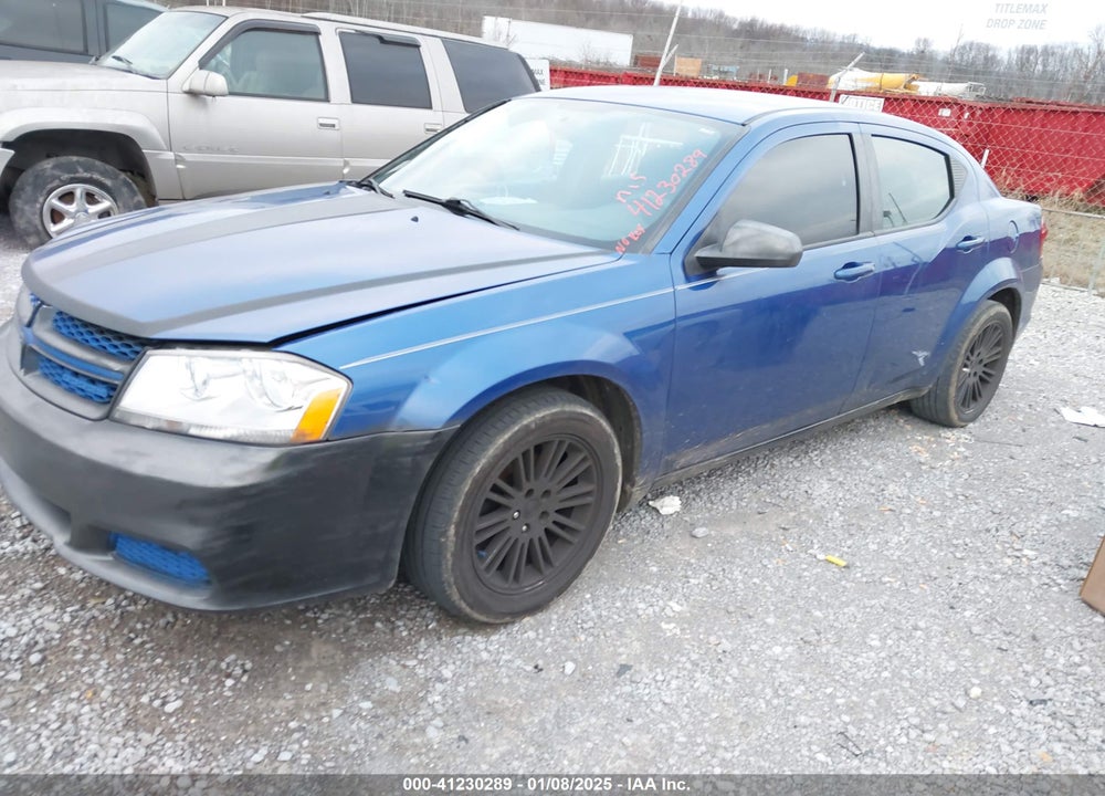 2012 DODGE AVENGER SE VIN: 1C3CDZAB1CN184141