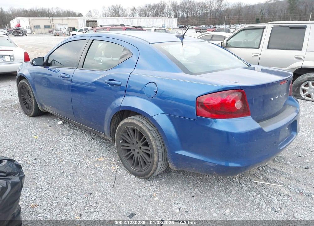 2012 DODGE AVENGER SE VIN: 1C3CDZAB1CN184141
