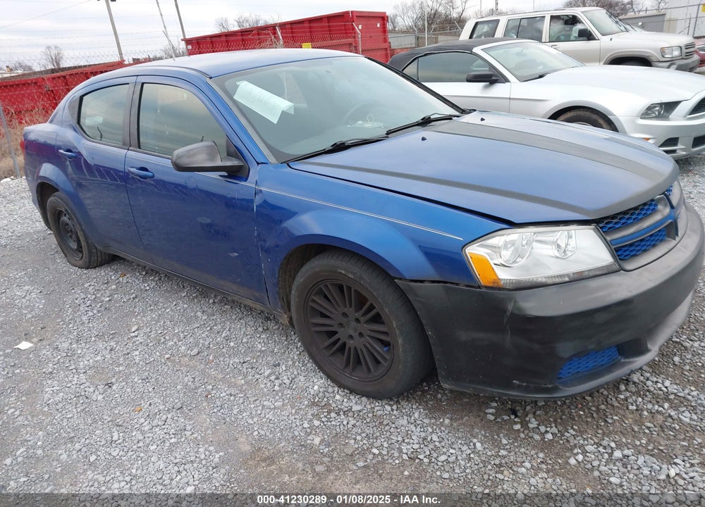 2012 DODGE AVENGER SE VIN: 1C3CDZAB1CN184141