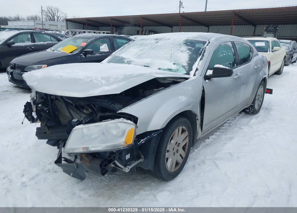 2012 DODGE AVENGER SE VIN: 1C3CDZAB4CN255641