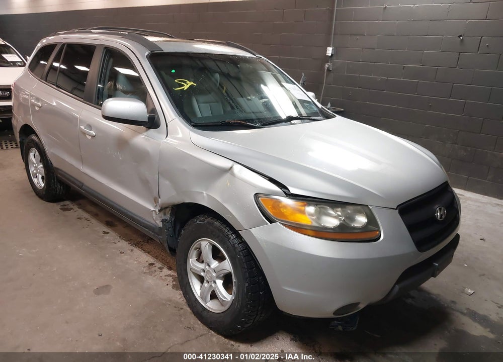 2008 HYUNDAI SANTA FE GLS VIN: 5NMSG13D18H227976