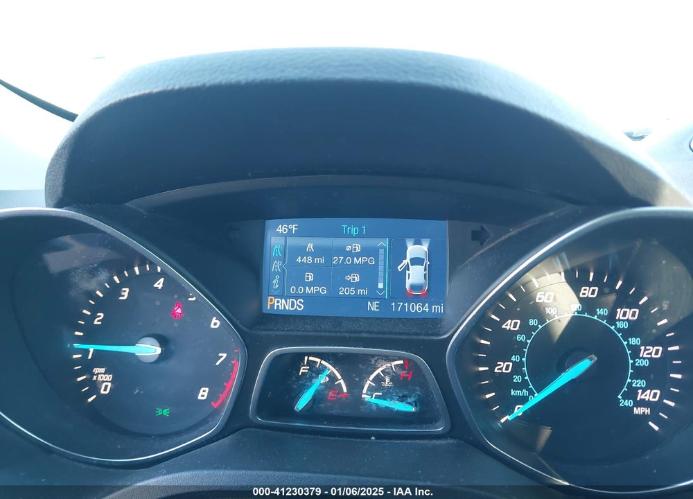 2015 FORD ESCAPE S VIN: 1FMCU0F79FUA51709