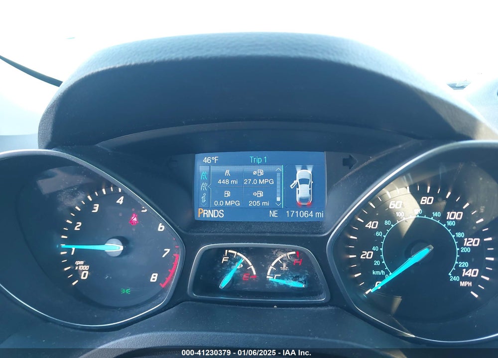 2015 FORD ESCAPE S VIN: 1FMCU0F79FUA51709