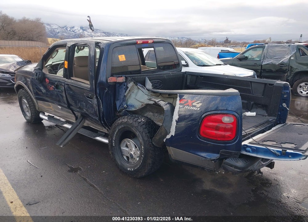 2003 FORD F-150 LARIAT/XLT VIN: 1FTRW08L43KB67605