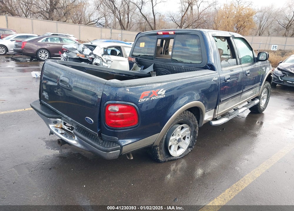 2003 FORD F-150 LARIAT/XLT VIN: 1FTRW08L43KB67605