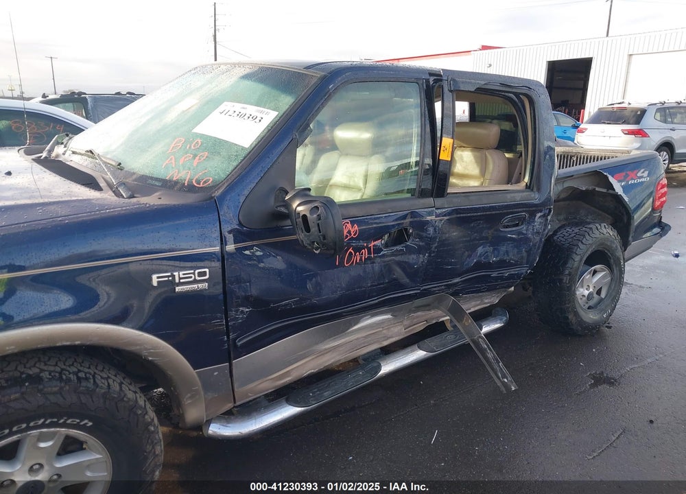 2003 FORD F-150 LARIAT/XLT VIN: 1FTRW08L43KB67605