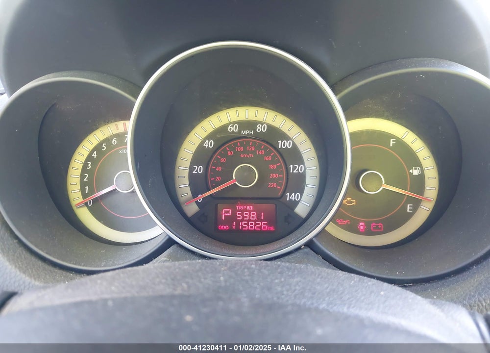 2012 KIA FORTE EX VIN: KNAFU5A27C5496172