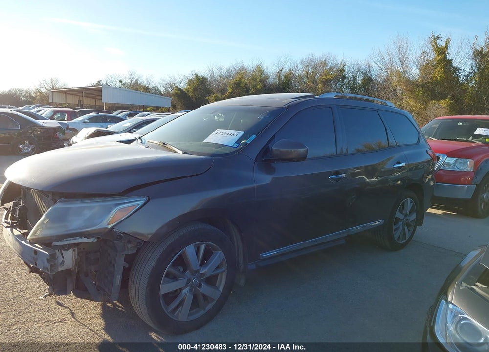2016 NISSAN PATHFINDER PLATINUM VIN: 5N1AR2MM6GC639507