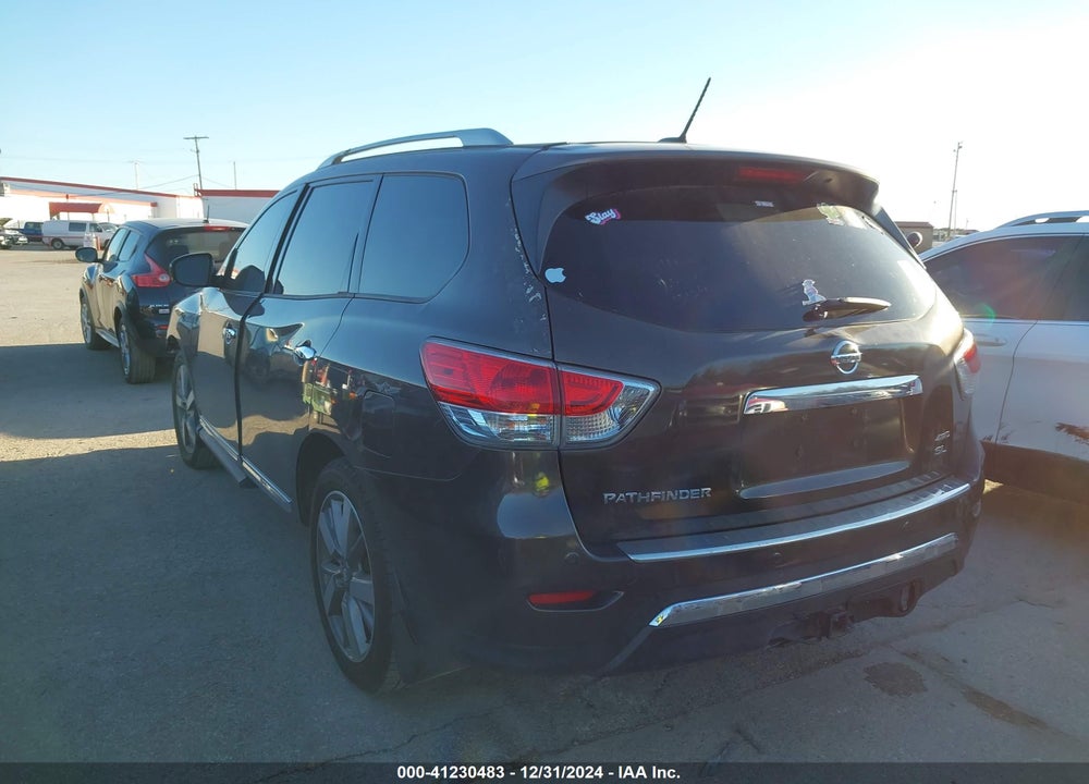 2016 NISSAN PATHFINDER PLATINUM VIN: 5N1AR2MM6GC639507