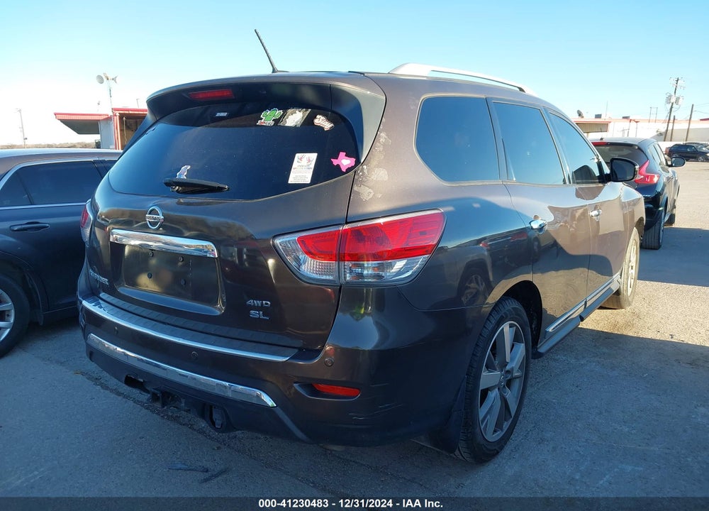 2016 NISSAN PATHFINDER PLATINUM VIN: 5N1AR2MM6GC639507