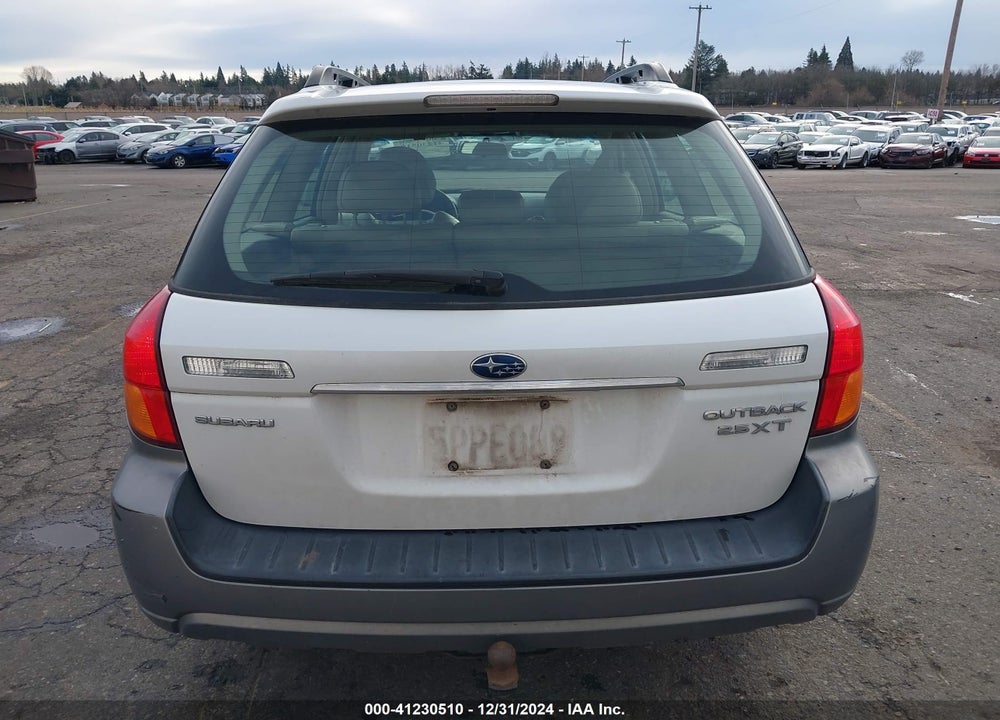 2005 SUBARU OUTBACK 2.5XT LIMITED VIN: 4S4BP67C856373035
