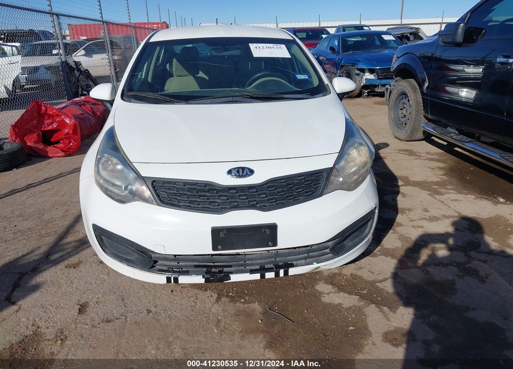 2013 KIA RIO LX VIN: KNADM4A39D6305504