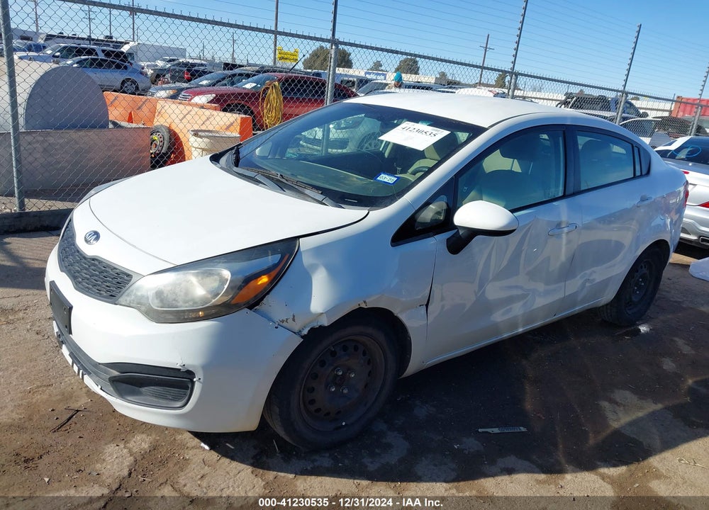 2013 KIA RIO LX VIN: KNADM4A39D6305504