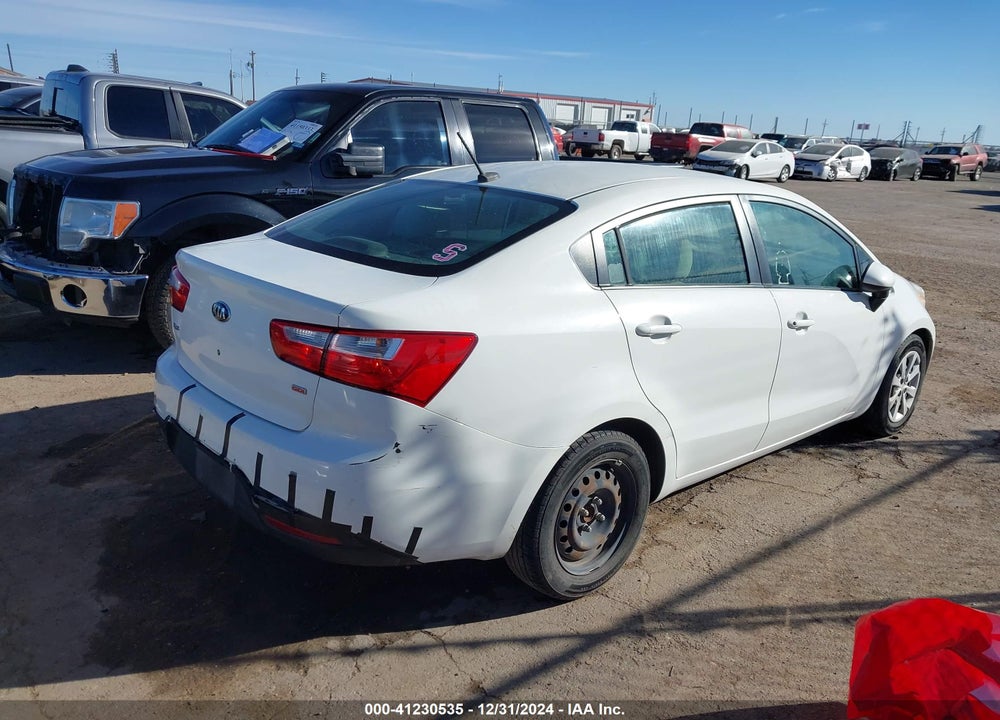 2013 KIA RIO LX VIN: KNADM4A39D6305504