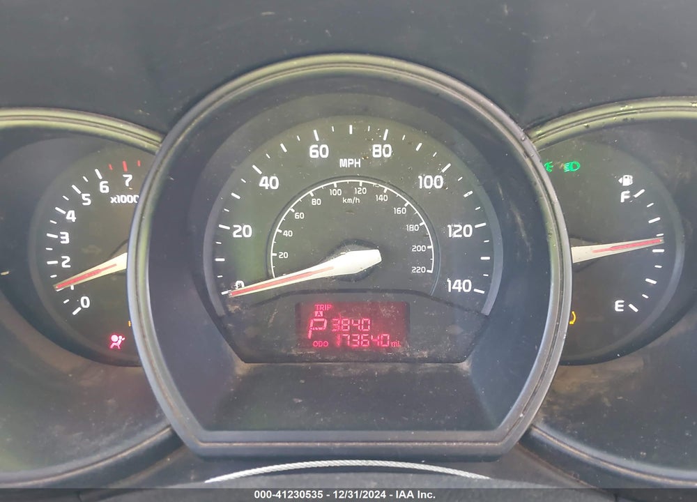2013 KIA RIO LX VIN: KNADM4A39D6305504
