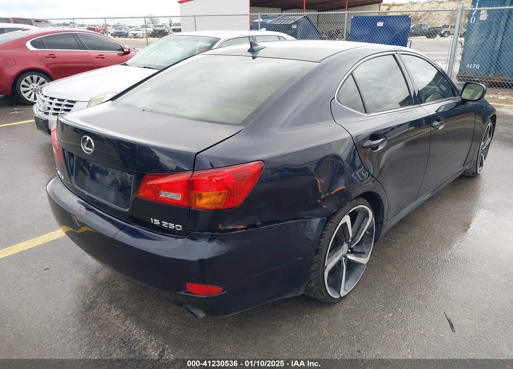 2008 LEXUS IS 250 VIN: JTHBK262285060124
