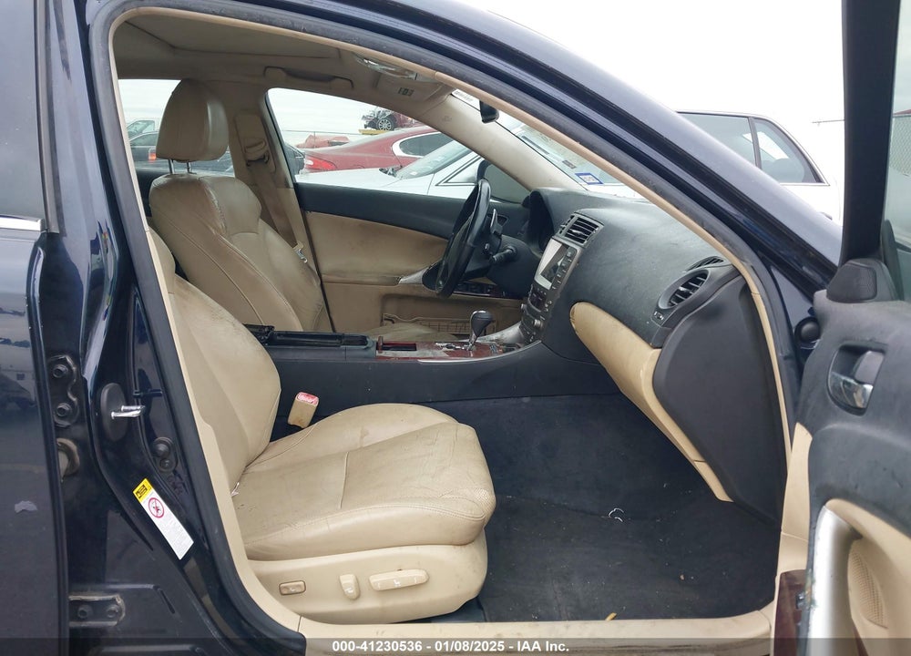 2008 LEXUS IS 250 VIN: JTHBK262285060124