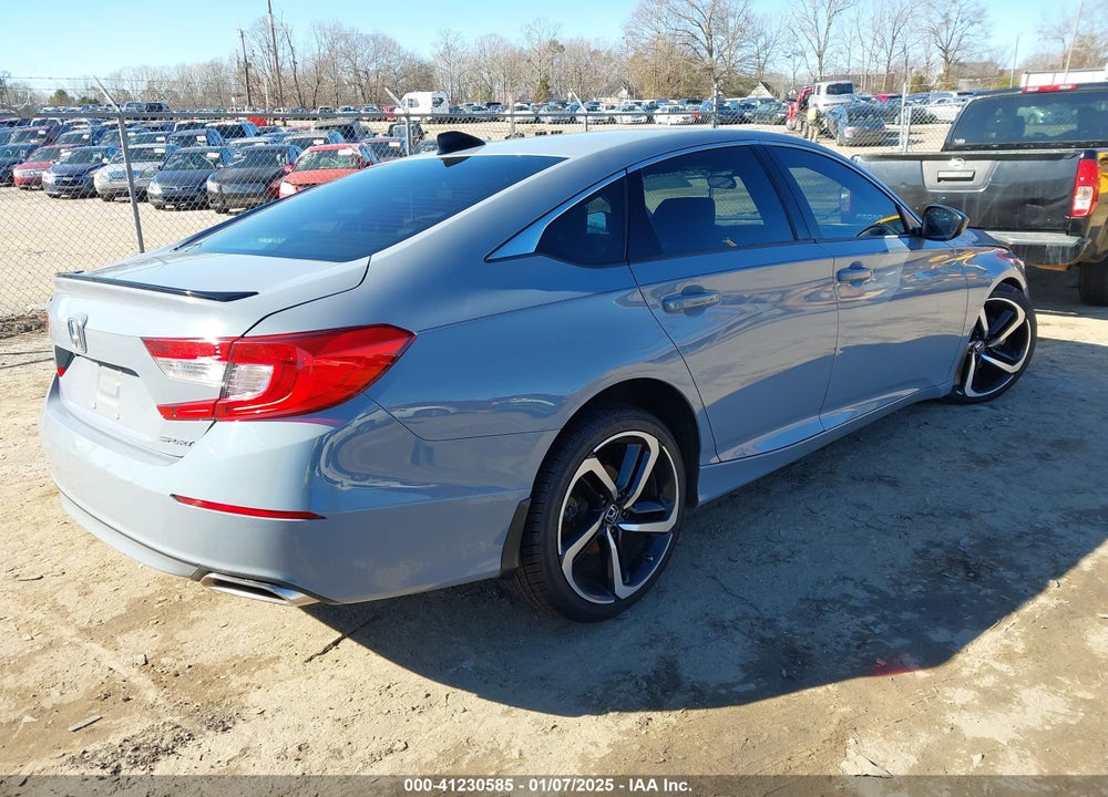 2021 HONDA ACCORD SPORT VIN: 1HGCV1F37MA028045