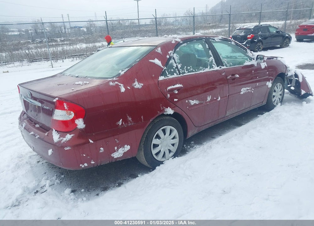 2004 TOYOTA CAMRY LE VIN: 4T1BE32K04U283830