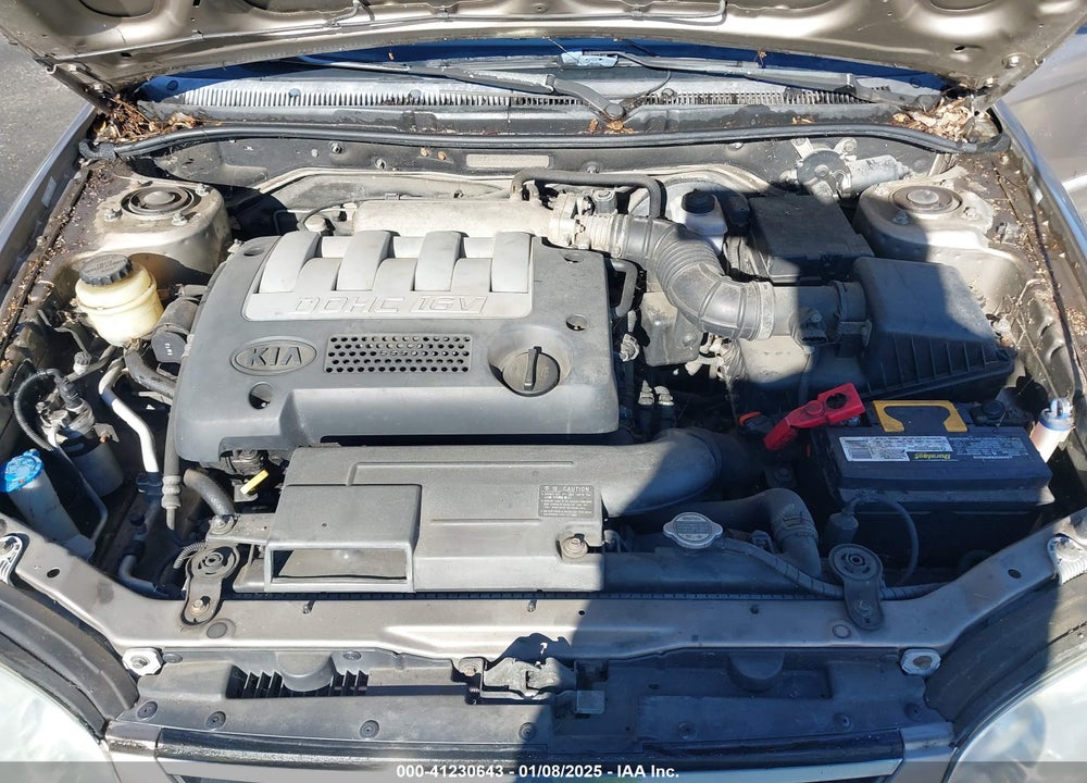 2002 KIA SPECTRA LS VIN: KNAFB121025134333