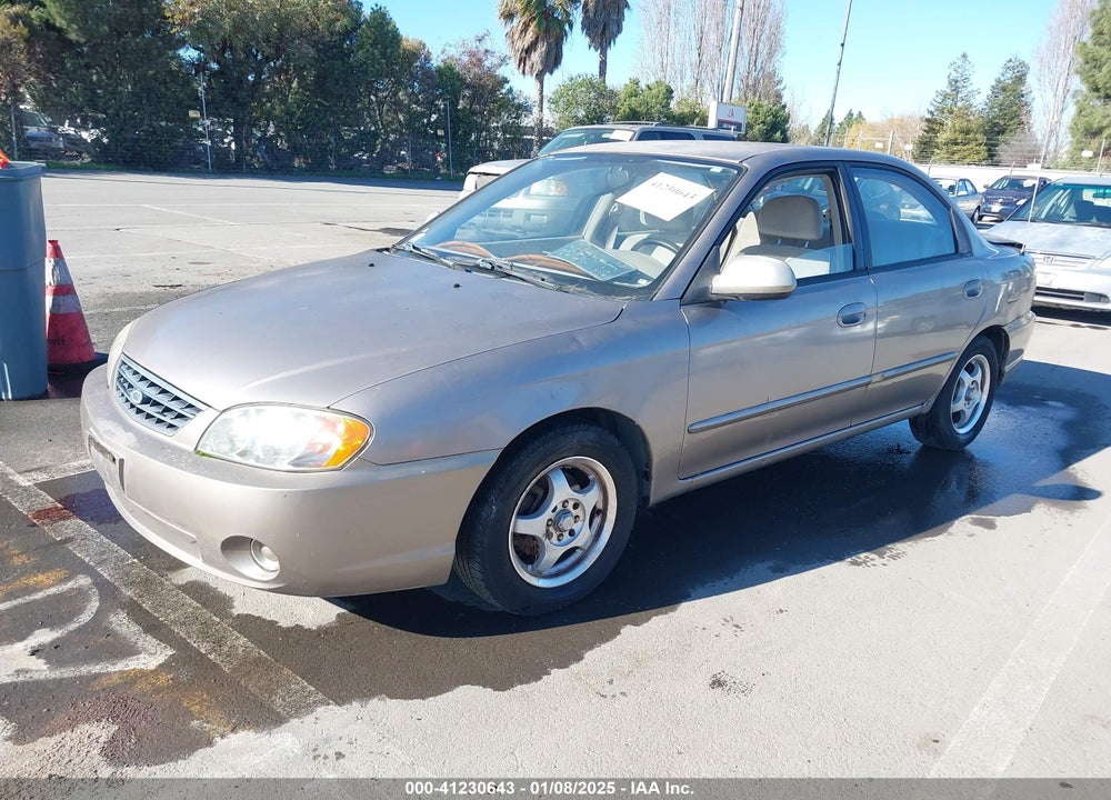 2002 KIA SPECTRA LS VIN: KNAFB121025134333