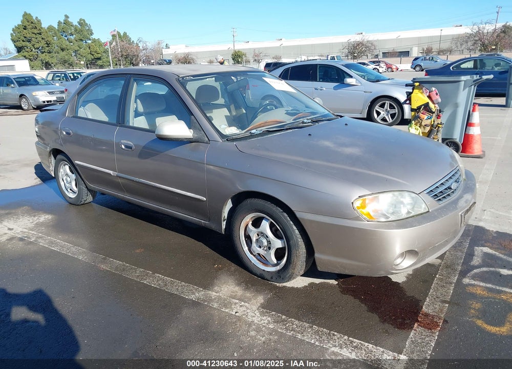2002 KIA SPECTRA LS VIN: KNAFB121025134333