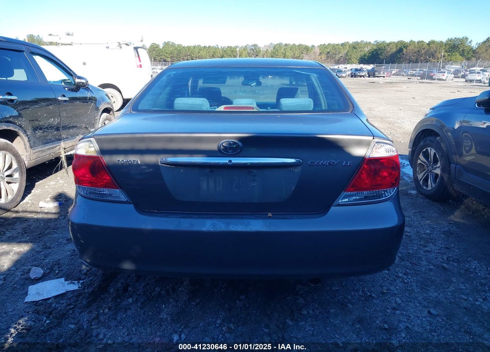 2005 TOYOTA CAMRY LE VIN: 4T1BE32K95U980351