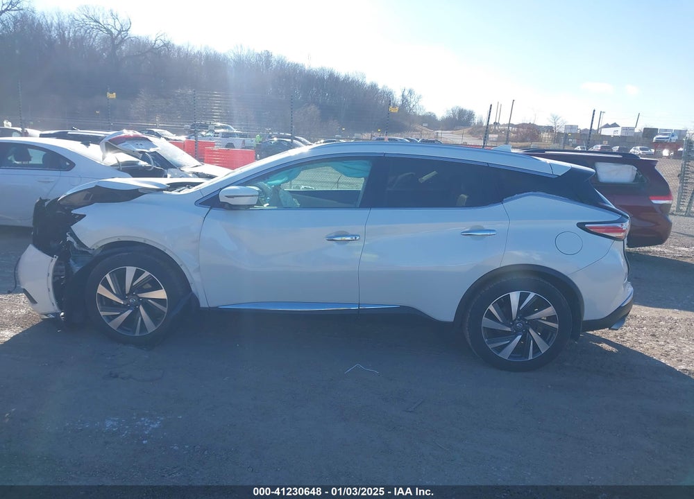 2016 NISSAN MURANO PLATINUM VIN: 5N1AZ2MH1GN144560