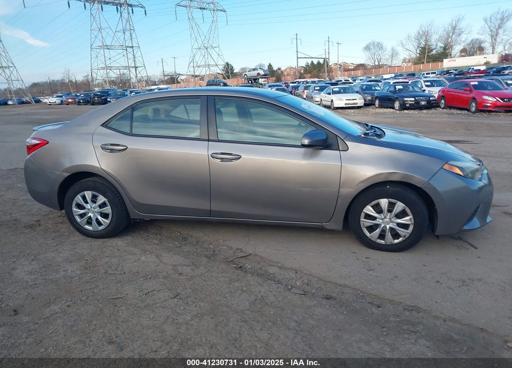 2014 TOYOTA COROLLA LE ECO VIN: 2T1BPRHE1EC127572