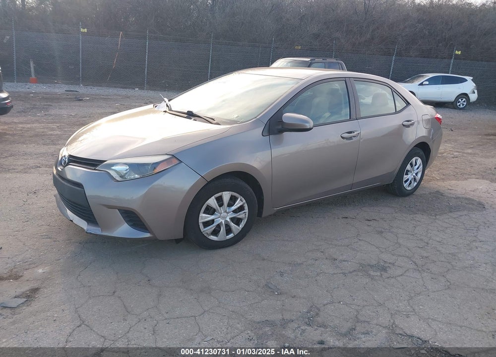 2014 TOYOTA COROLLA LE ECO VIN: 2T1BPRHE1EC127572