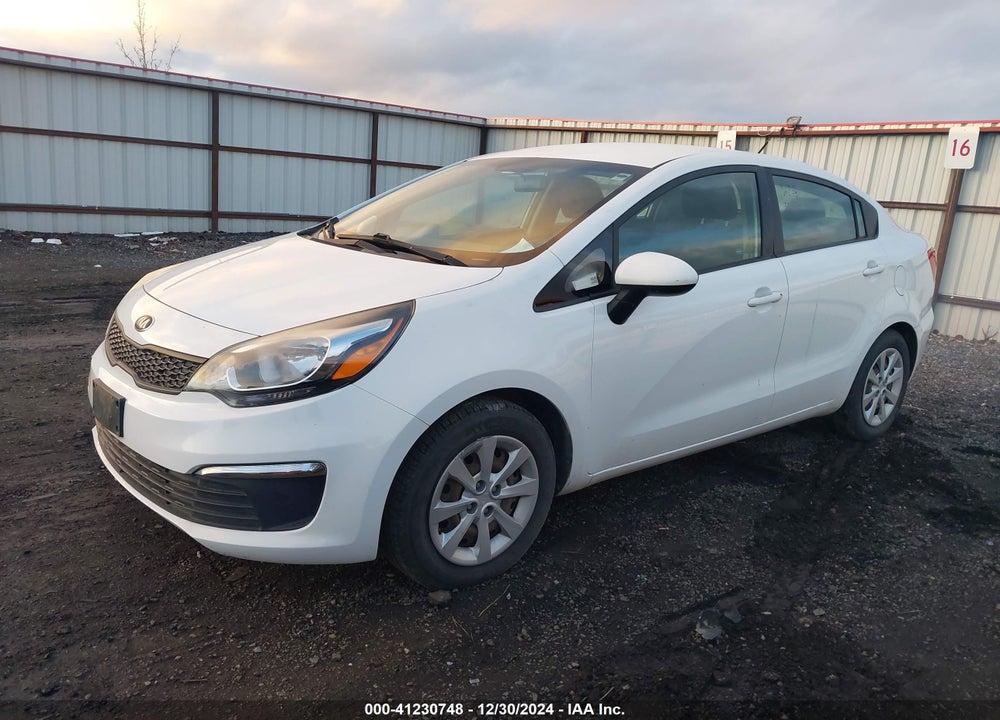 2016 KIA RIO LX VIN: KNADM4A33G6575817